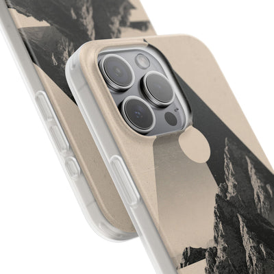 Beige Lite Phone Case for iPhone - Obsidian Summit Parchment