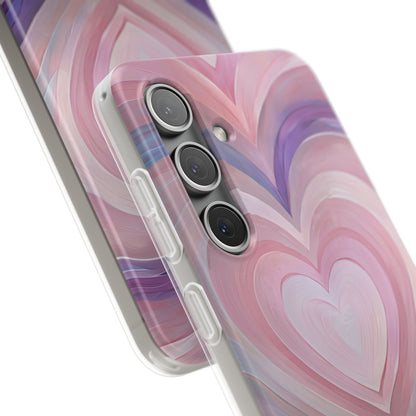 Stralend Hartborstel Samsung S24 Cover - Soft