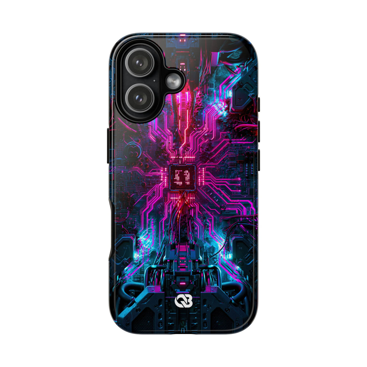 Neural Circuit Core · Tough Phone Case for iPhone · Black