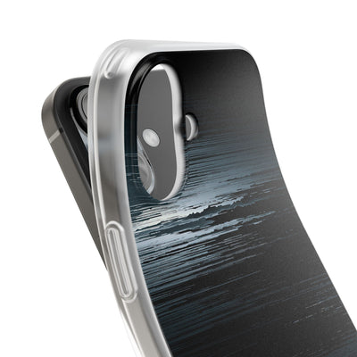 Black Lite Phone Case for iPhone - Frozen Signal Glitch