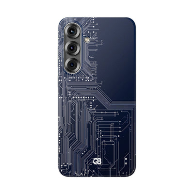 Blue Lite Phone Case for Samsung - Cobalt Data Stream