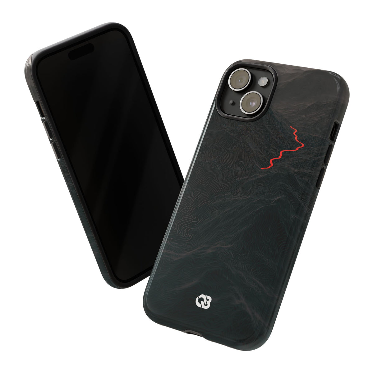 Crimson Ridge Pass · Tough Phone Case for iPhone · Black