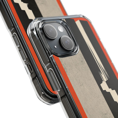 Orange Impact MagSafe Phone Case for iPhone - Orange Monolith Rift