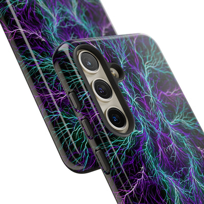 Electric Plasma Arbor · Tough Phone Case for Samsung · Purple