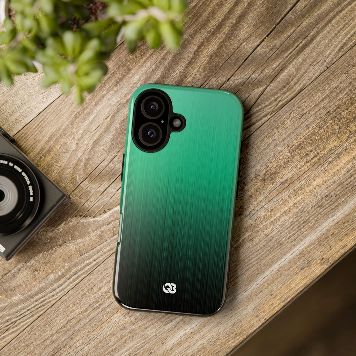 Emerald Cascade · Tough Phone Case for iPhone · Green