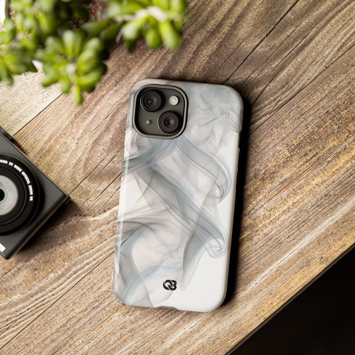 Vapor Noir · Tough Phone Case for iPhone · White