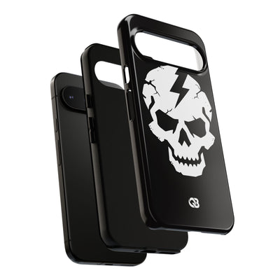 Shattered Bolt Skull · Tough Phone Case for Google Pixel
