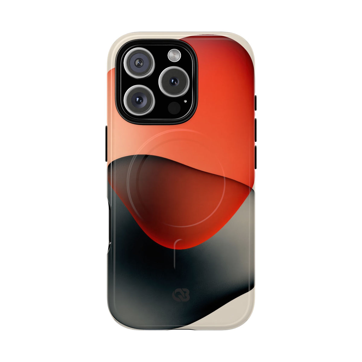 Translucent Crimson Form · Tough 2.0 Magnetic Phone Case for iPhone · Red
