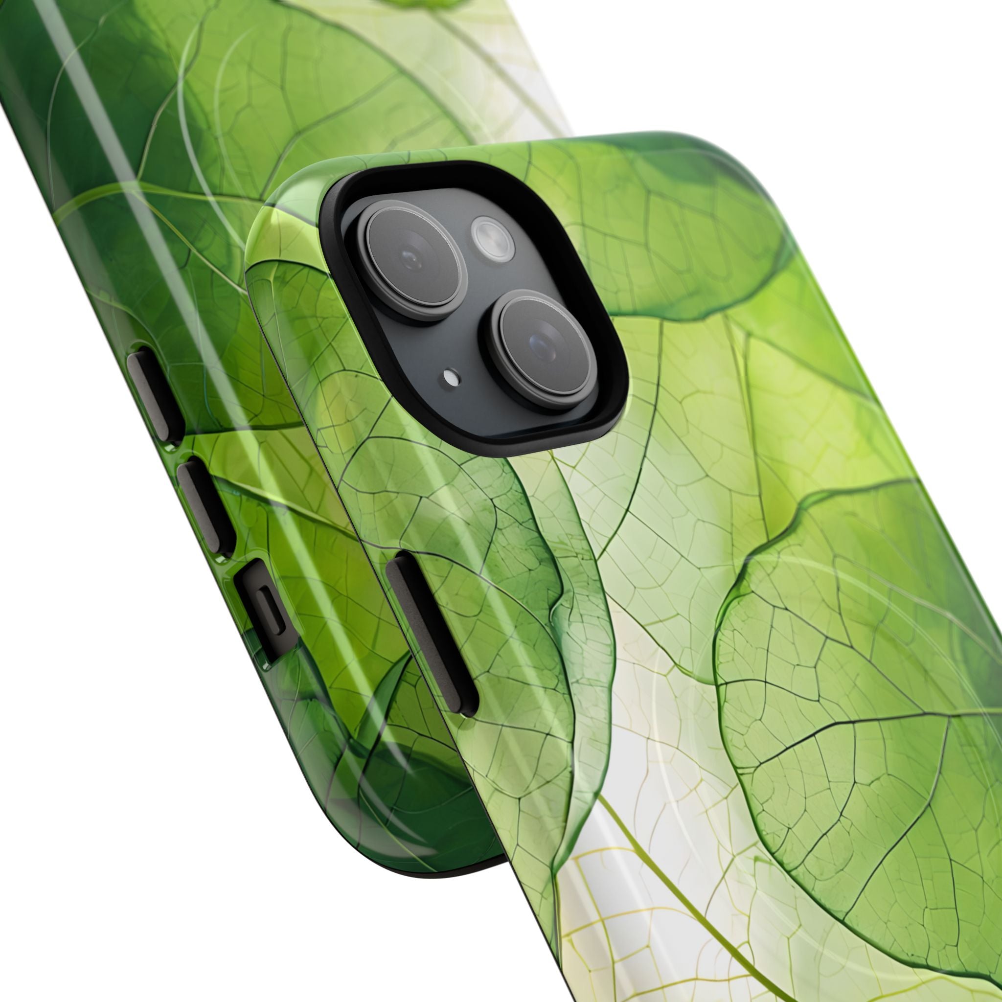 Emerald Leaf Veins · Tough+ Magsafe