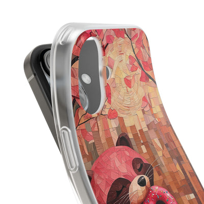 Crimson Donut Bandit · Soft Custodia per iPhone