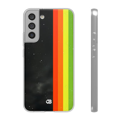 Retro Galactic Stripes · Soft Handyhülle für Samsung