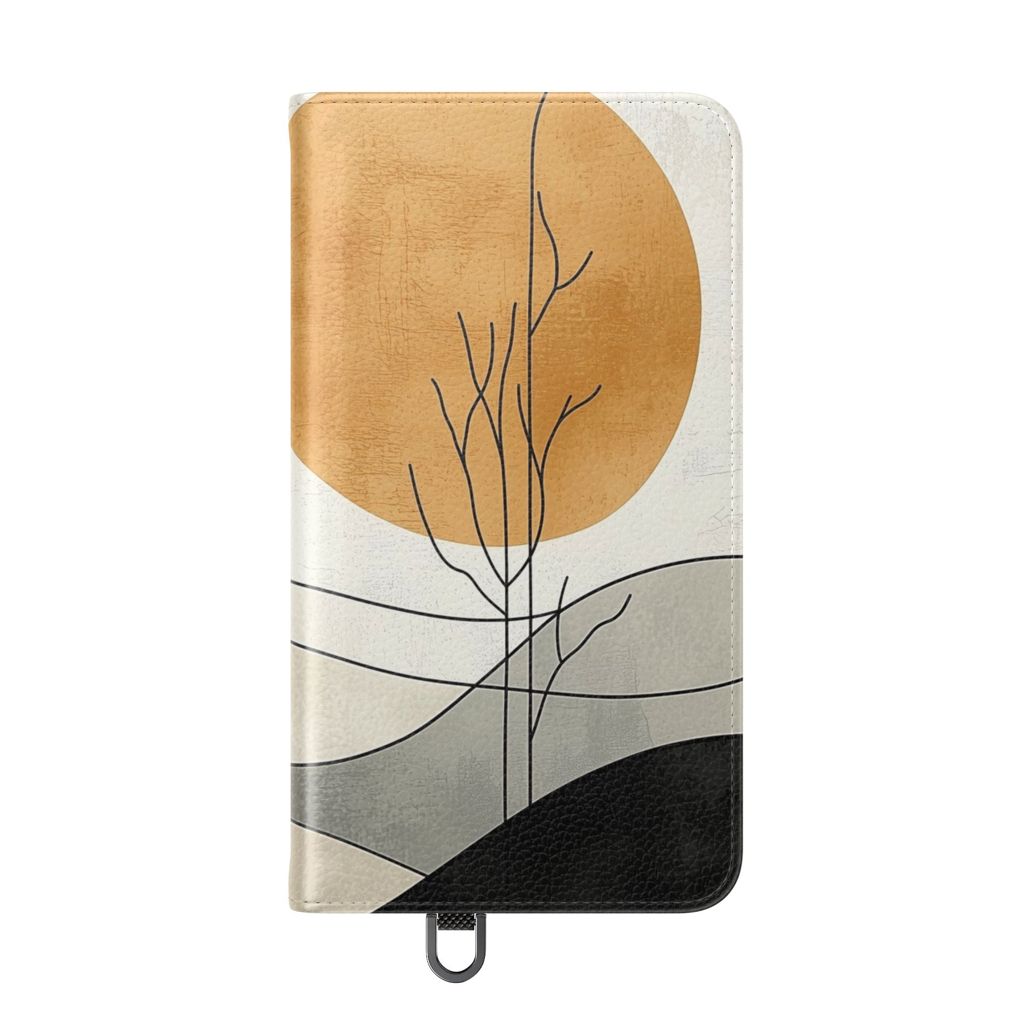 Orange Eclipse Trees - Samsung S24 Case - Wallet