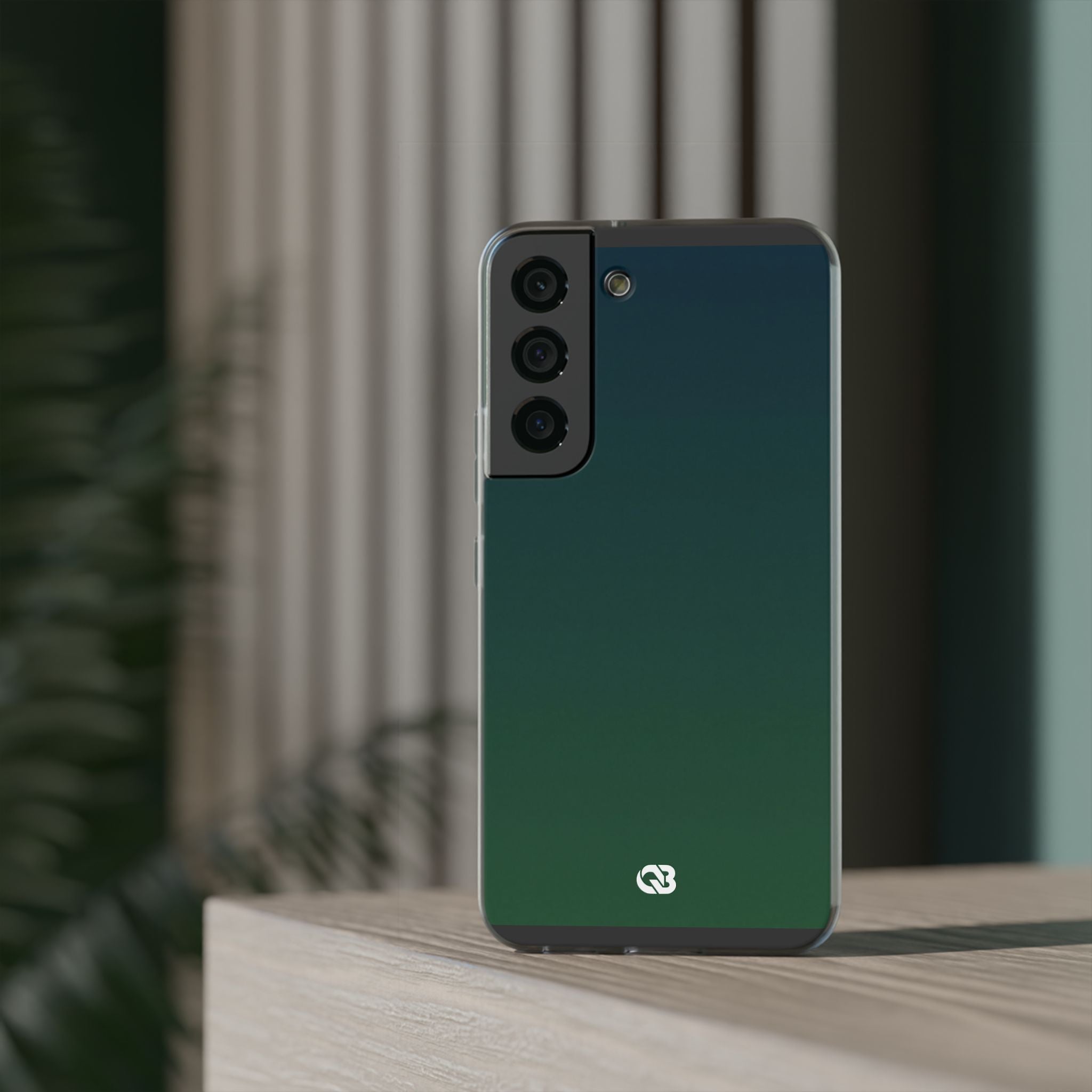 Green Lite Phone Case for Samsung - Midnight Pine Horizon