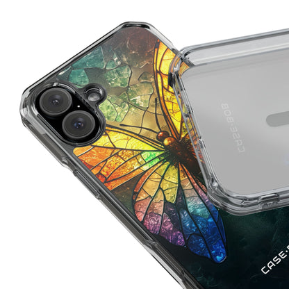 Vitrailvlinder iPhone 16 Plus hoesje - Impact