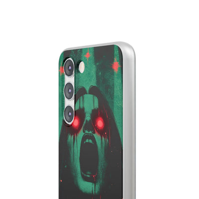 Crimson Emerald Scream · Soft Phone Case for Samsung