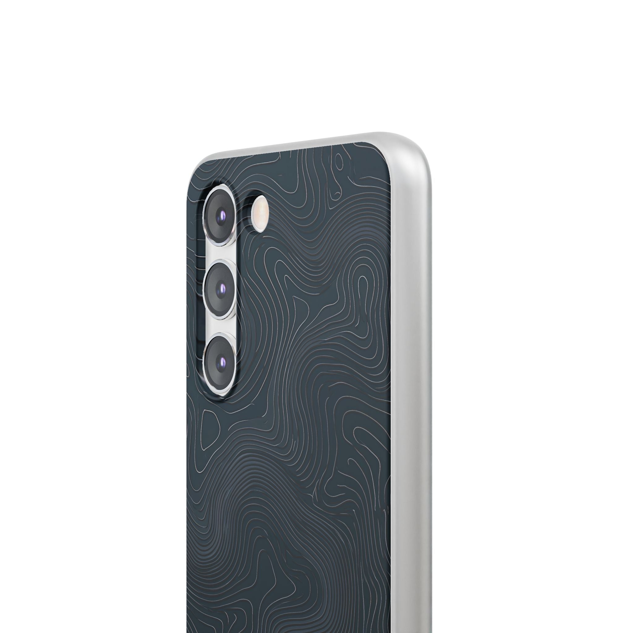 Black Lite Phone Case for Samsung - Obsidian Ridge Topo