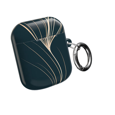 Botanical Contour · Hard Case for AirPods & AirPods Pro · Teal