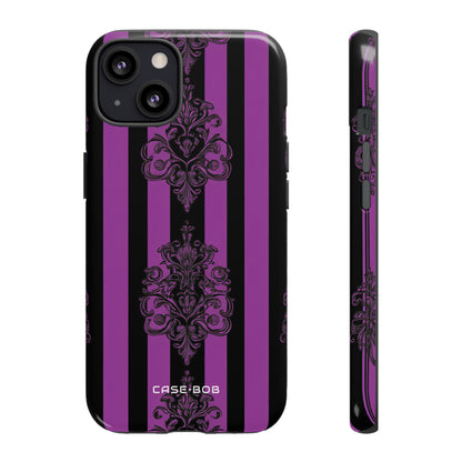 Damask Elegance Purple iPhone 13 Case - Tough