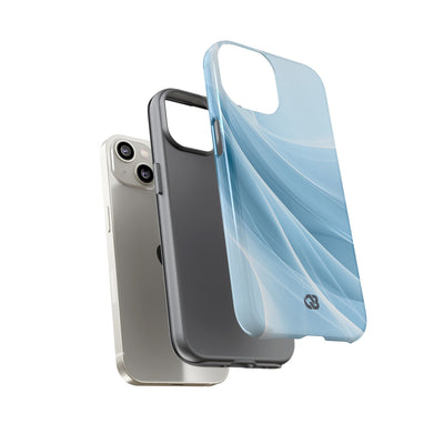 Glacial Ridge Contours · Tough Phone Case for iPhone · Blue
