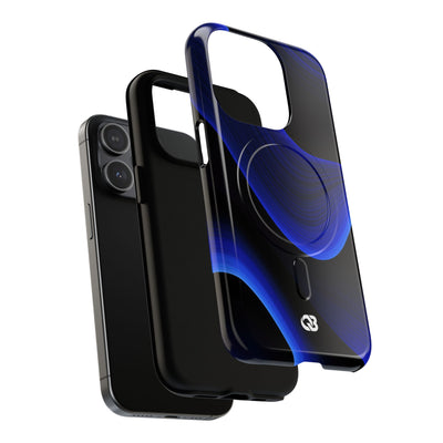 Blue Tough 2.0 Magsafe Phone Case for iPhone - Electric Cobalt Flow