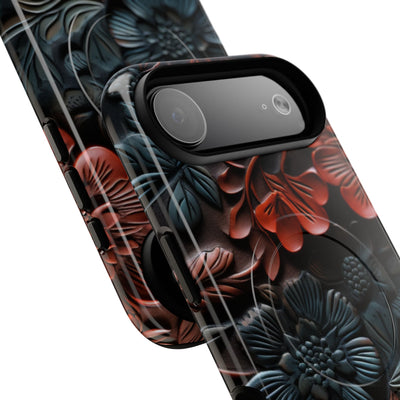Carved Earth Bloom · Tough+ Coque de téléphone pour iPhone · Magsafe