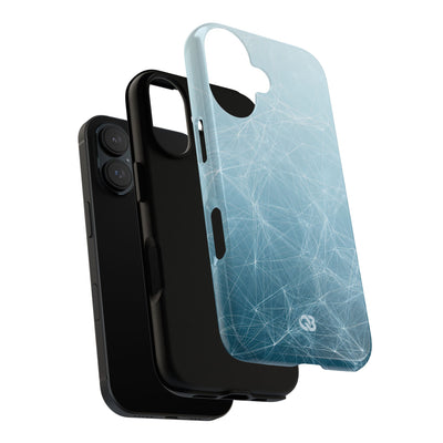 Teal Tough Phone Case for iPhone - Arctic Digital Nexus