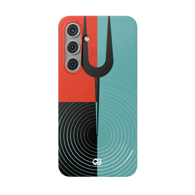 Teal Lite Phone Case for Samsung - Sonic Static Split