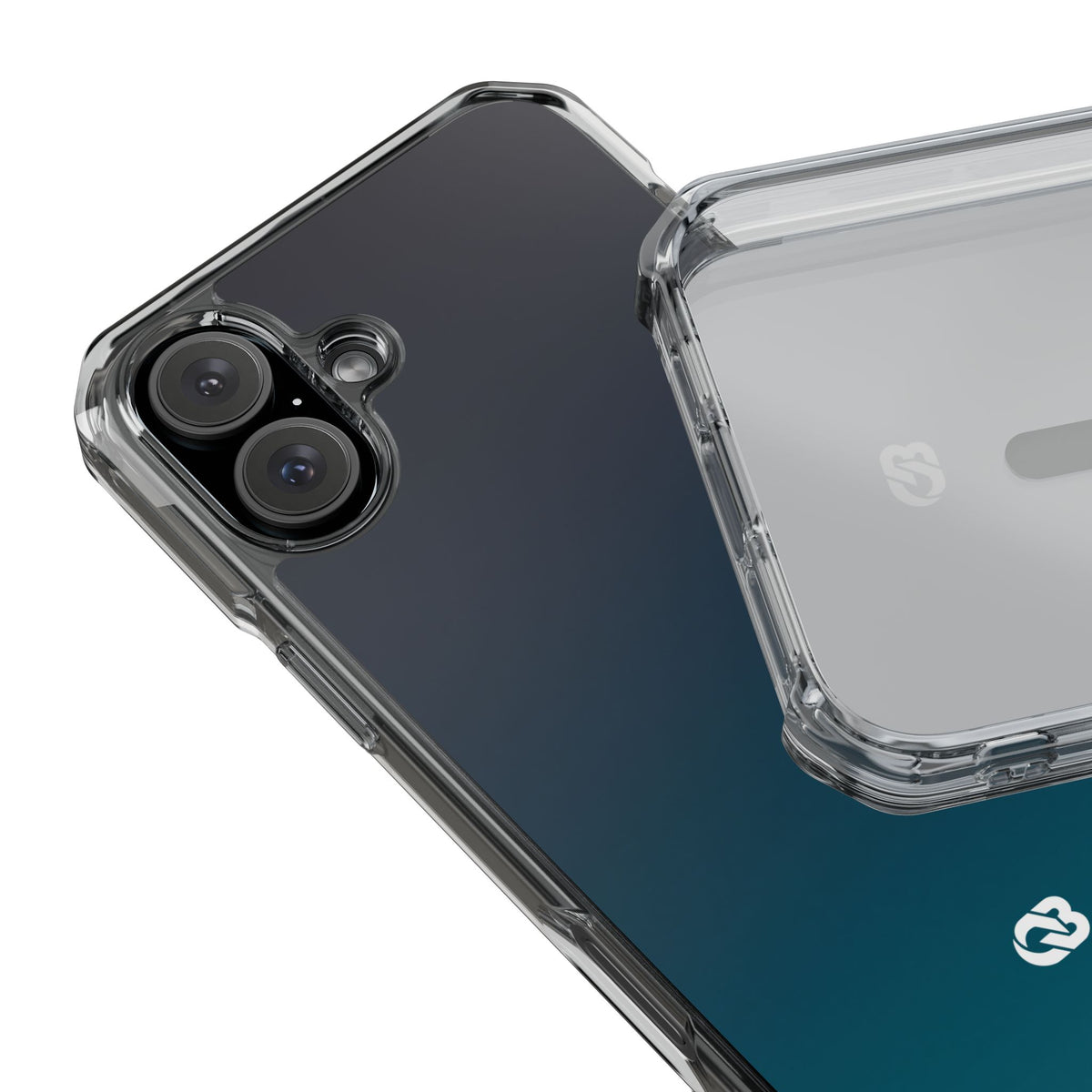 Abyssal Midnight · Clear Impact Magnetic Phone Case for iPhone · Blue