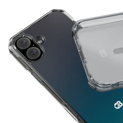 Abyssal Midnight · Clear Impact Magnetic Phone Case for iPhone · Blue