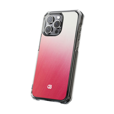 Rose Haze · Clear Impact Magnetic Phone Case for iPhone · Pink