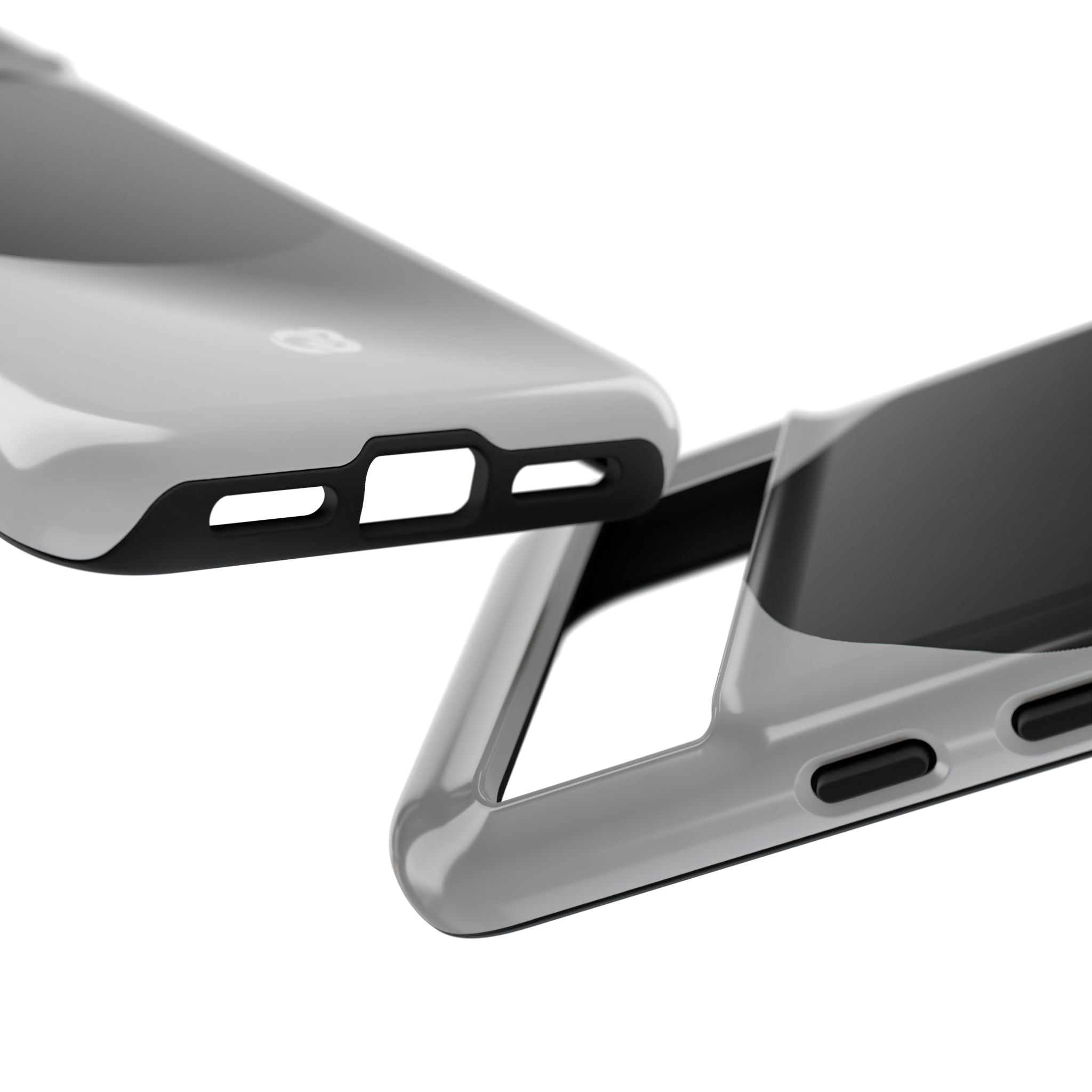 Grey Tough Phone Case for Google Pixel - Matte Onyx Sphere