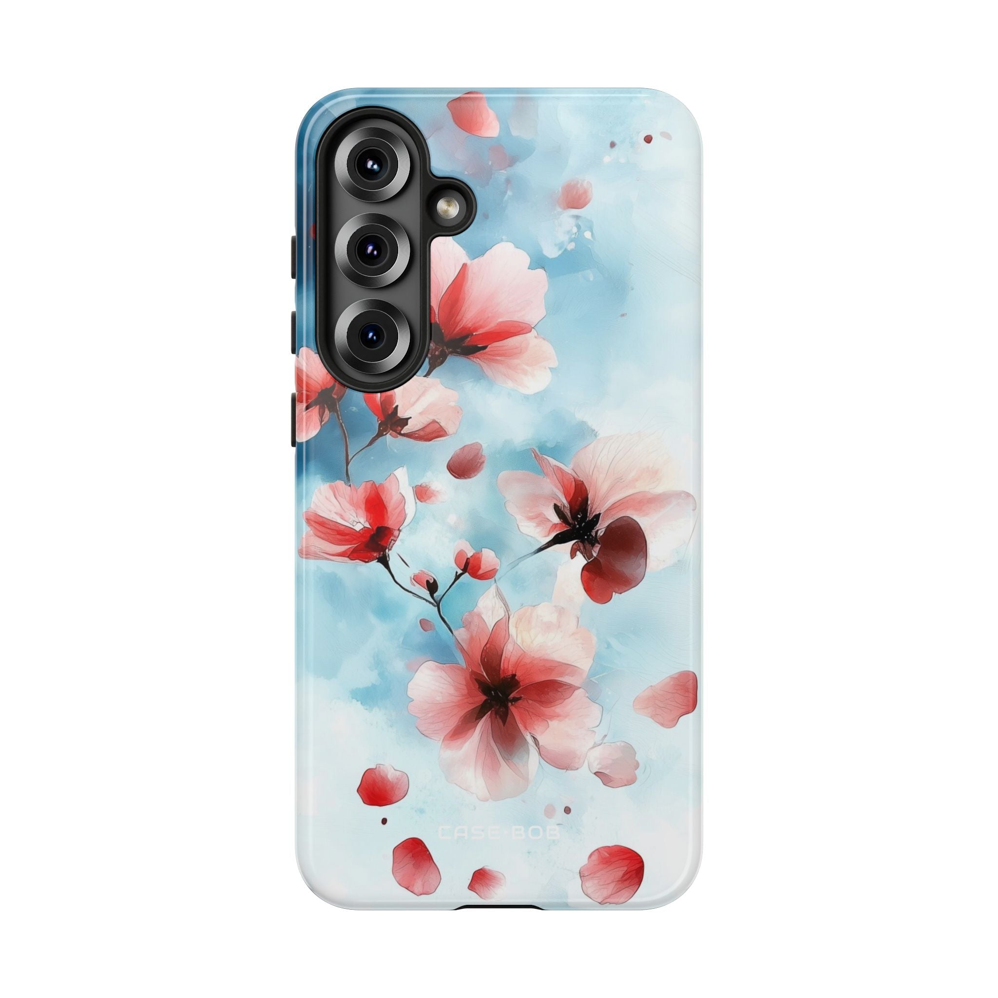 Pink Blossom Drift Samsung S25 Plus Cover - Tough