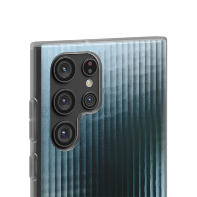 Blue Lite Phone Case for Samsung - Glacial Reeded Glass
