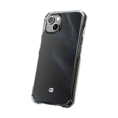 Black Impact MagSafe Phone Case for iPhone - Obsidian Ridge Flux