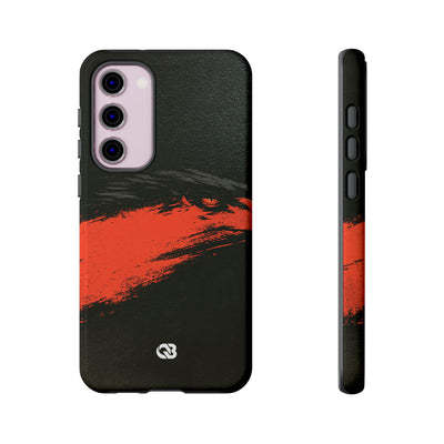 Crimson Raptor Noir · Tough Phone Case for Samsung · Black