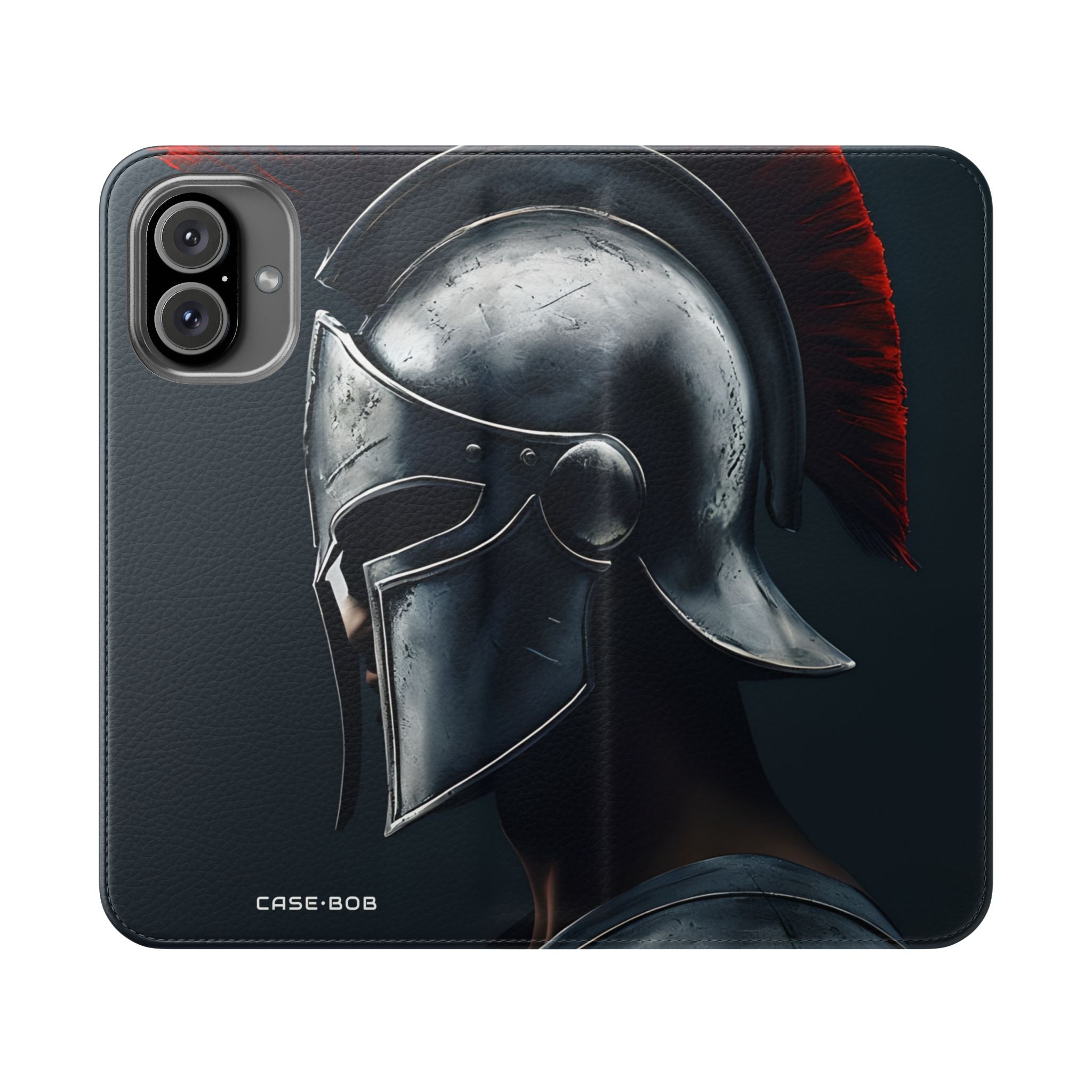 Silver Spartan - iPhone 16 Plus Case - Wallet