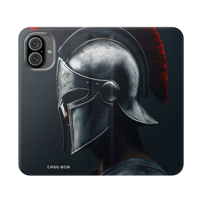 Silver Spartan - iPhone 16 Plus Case - Wallet