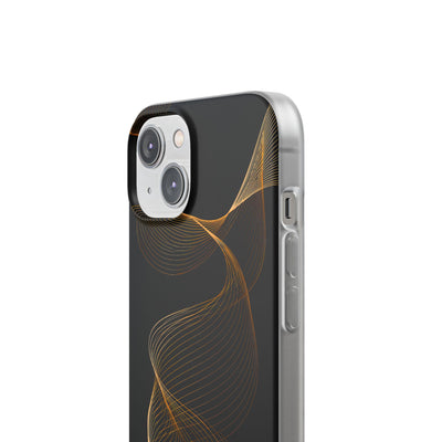 Gold Lite Phone Case for iPhone - Burnished Bronze Helix