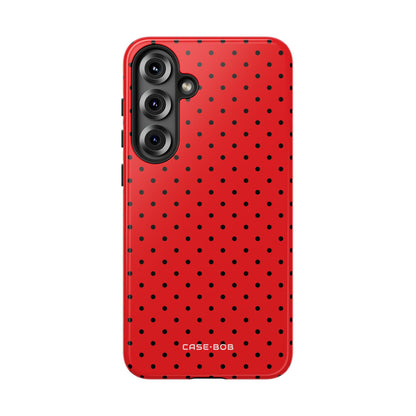 Crimson Dot Matrix Samsung S25 Plus Case - Tough
