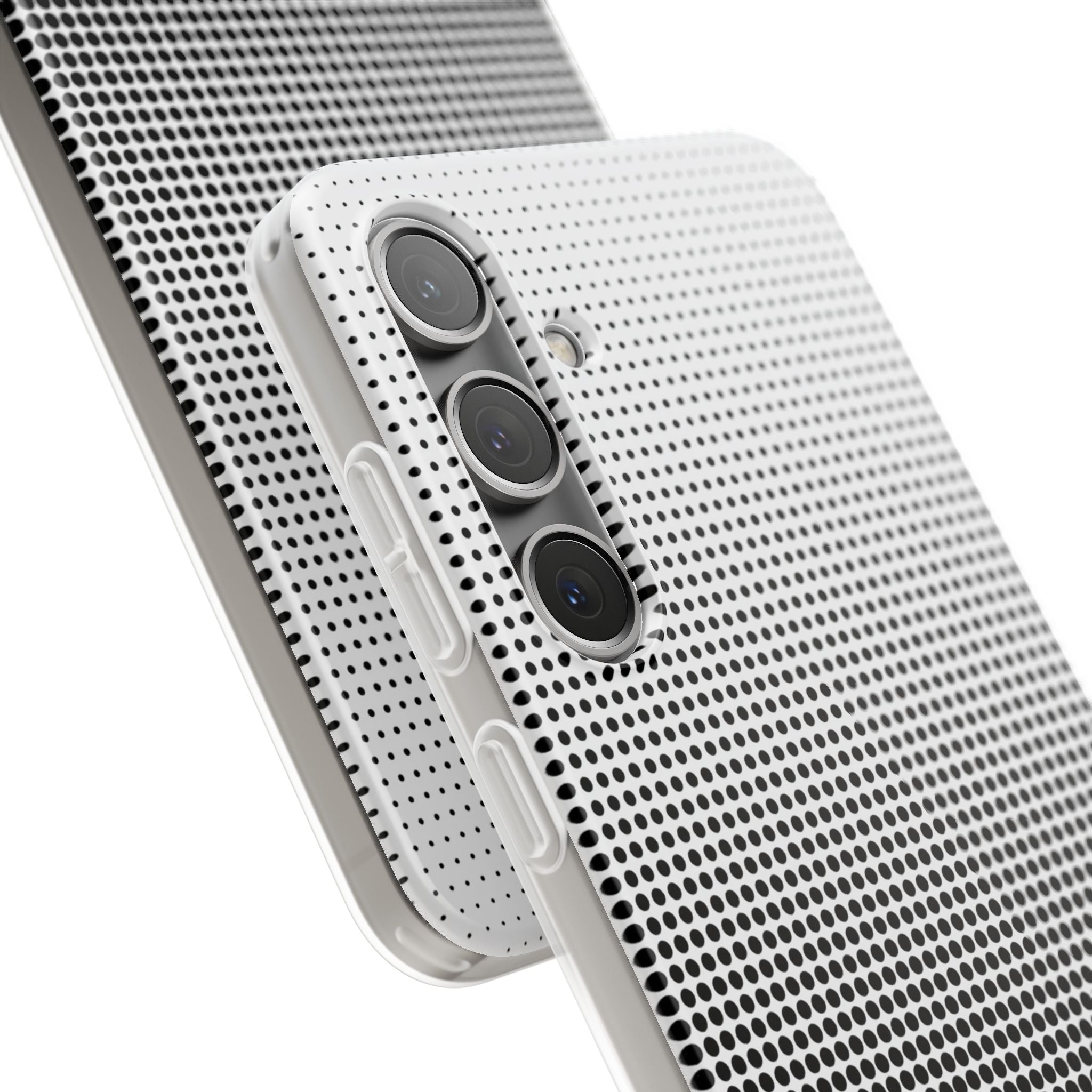 Black Lite Phone Case for Samsung - Obsidian Halftone Flux