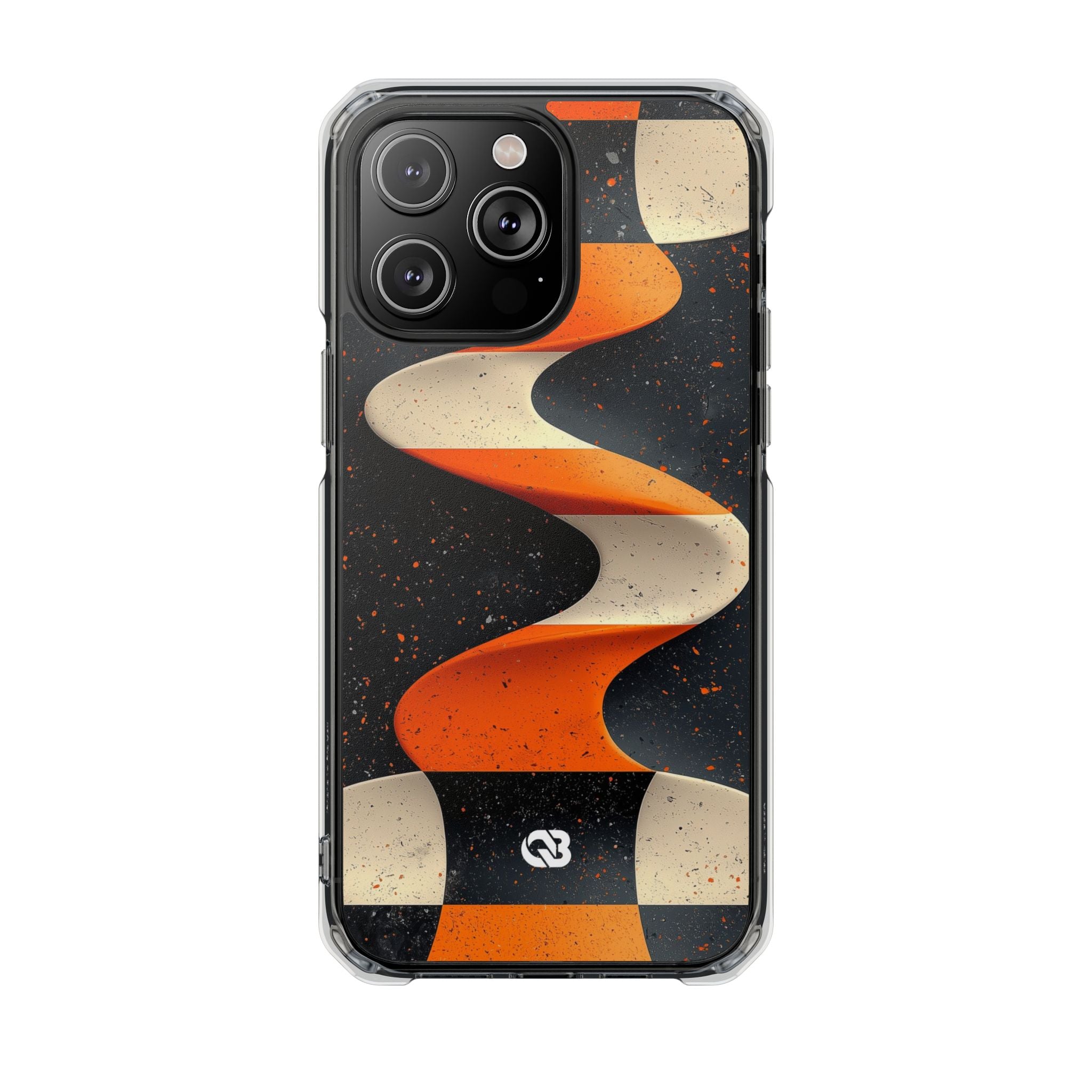 Orange Grit Twist · Impact Handyhülle für iPhone · Magsafe