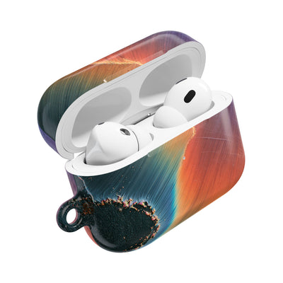 Prismatic Aura Shift · Hard Case for AirPods & AirPods Pro · Blue
