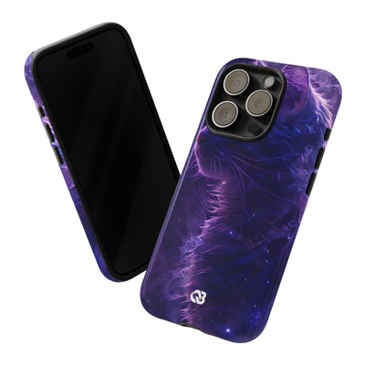 Purple Void Feline · Tough Custodia per iPhone