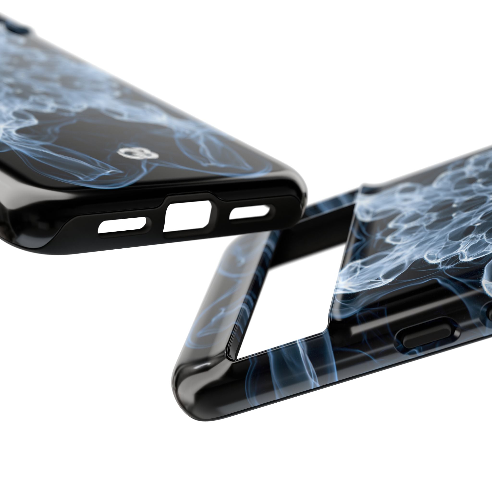Blue Tough Phone Case for Google Pixel - Glacial Smoke Crown