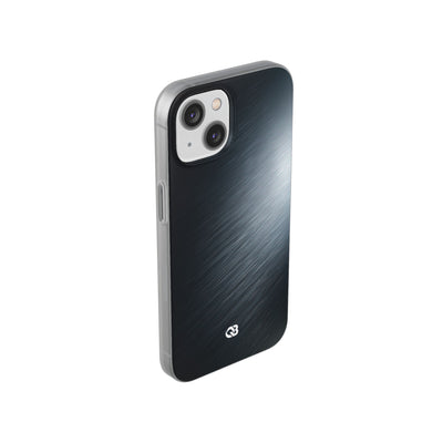 Brushed Obsidian Steel · Lite Phone Case for iPhone ·  Grey