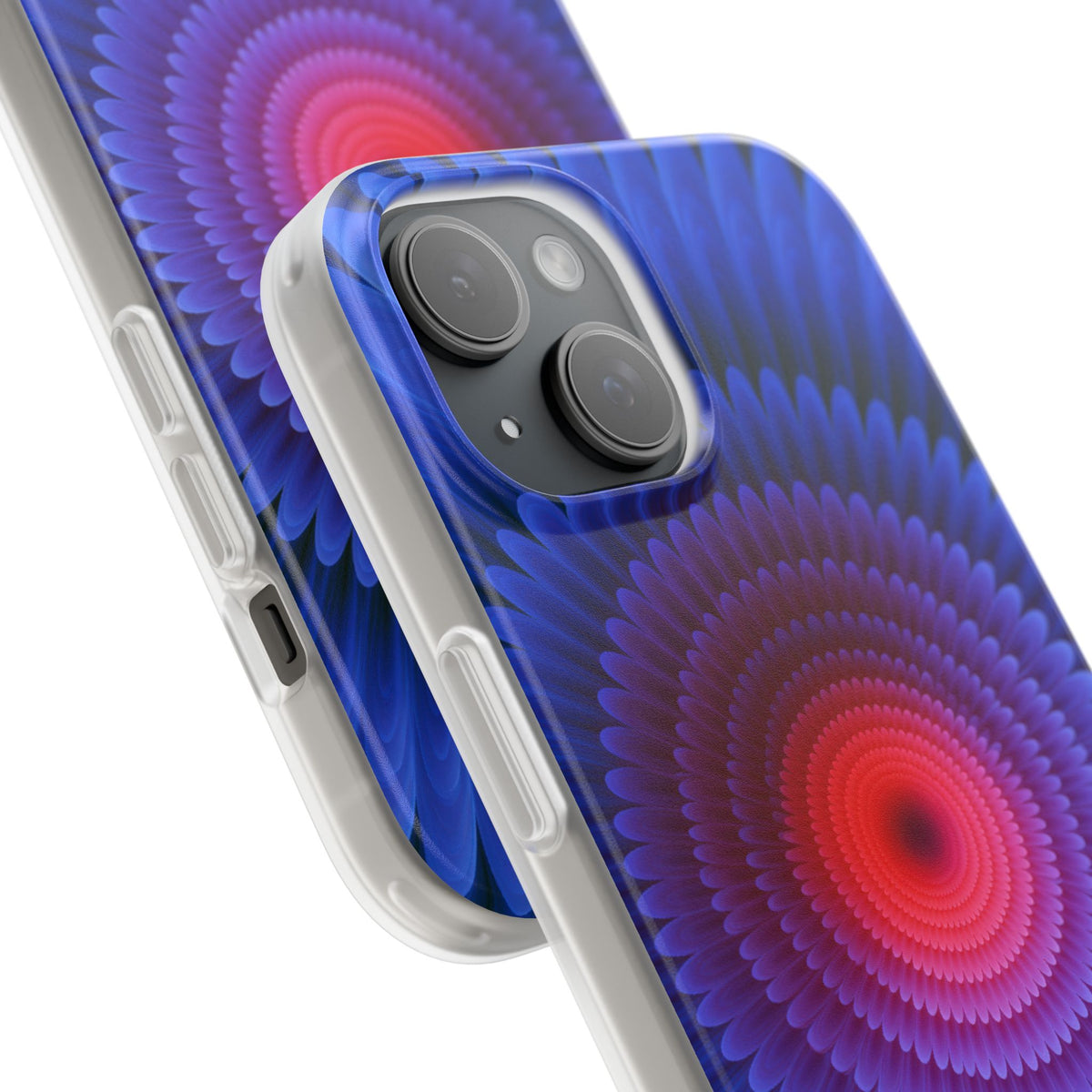 Radial Spectrum Bloom · Lite Phone Case for iPhone ·  Blue