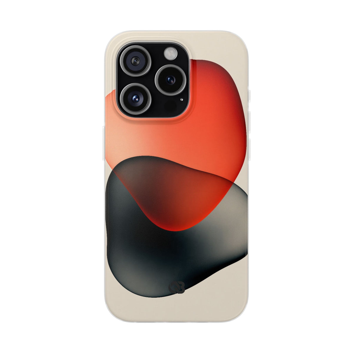 Translucent Crimson Form · Lite Phone Case for iPhone ·  Red