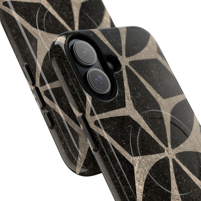 Concrete Mosaic Star · Tough 2.0 Magnetic Phone Case for iPhone · Black