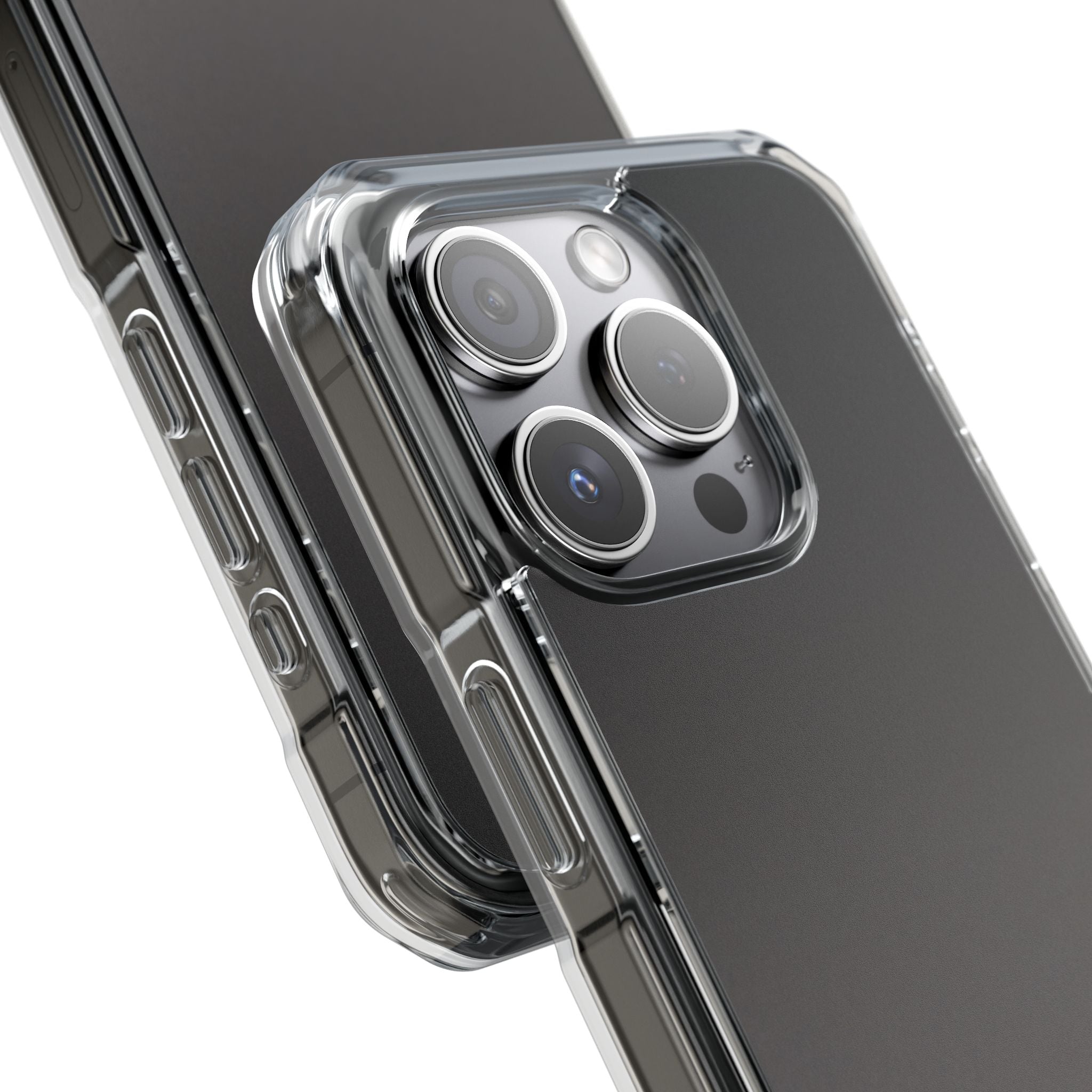 Grey Impact MagSafe Phone Case for iPhone - Obsidian Ash Fade