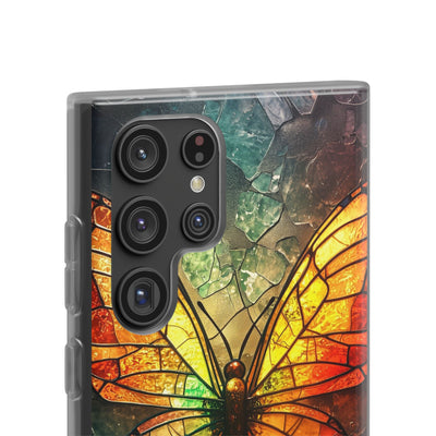 Shattered Prism Butterfly · Soft Handyhülle für Samsung